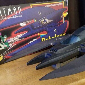 Vintage Batman the animated series Batplane 1993